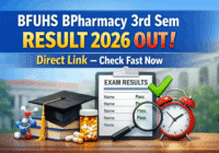 BFUHS BPharmacy 3rd Semester Result 2026 check online