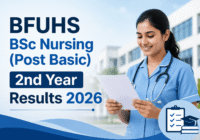 BFUHS BSc Nursing 2nd year result 2026 students checking online