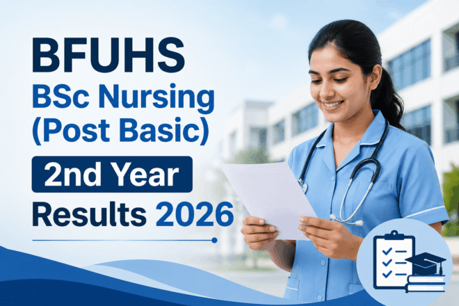 BFUHS BSc Nursing 2nd year result 2026 students checking online