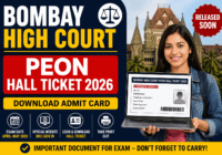 Bombay High Court Peon Hall Ticket 2026 download screen