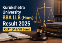 KUK BBA LLB Result 2025 PDF Download