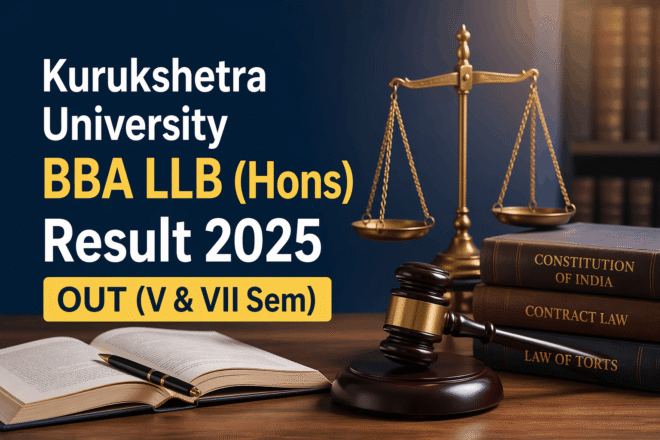 KUK BBA LLB Result 2025 PDF Download
