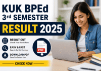 KUK BPEd 3rd Sem Result 2025 PDF download