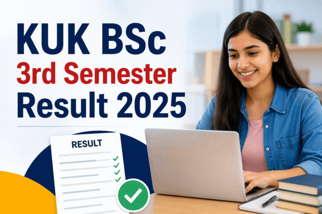 KUK BSc 3rd Semester Result 2025 PDF download