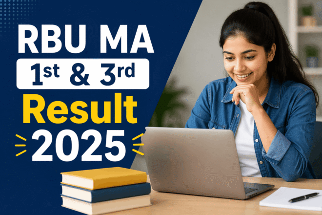 RBU MA Result 2025 1st 3rd Semester Rabindra Bharati University Result