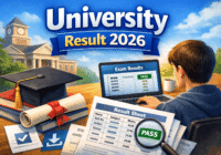 Student checking university result online 2026 official portal