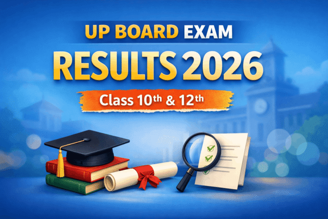Student checking UP Board Result 2026 online on official website