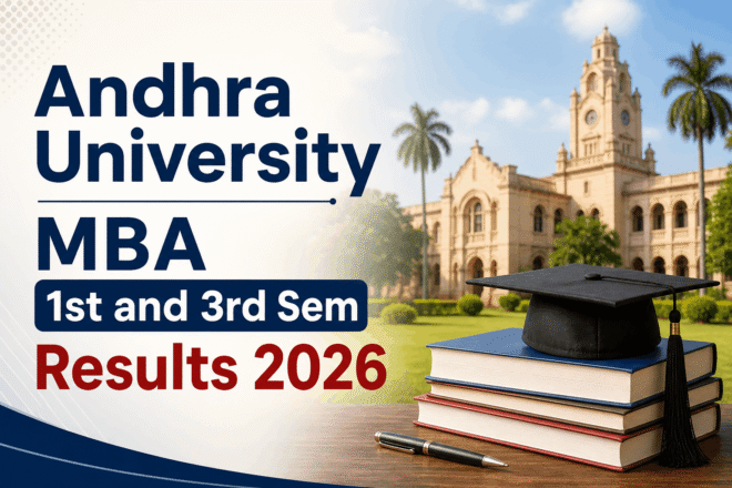 Andhra University MBA Results 2026 scorecard download
