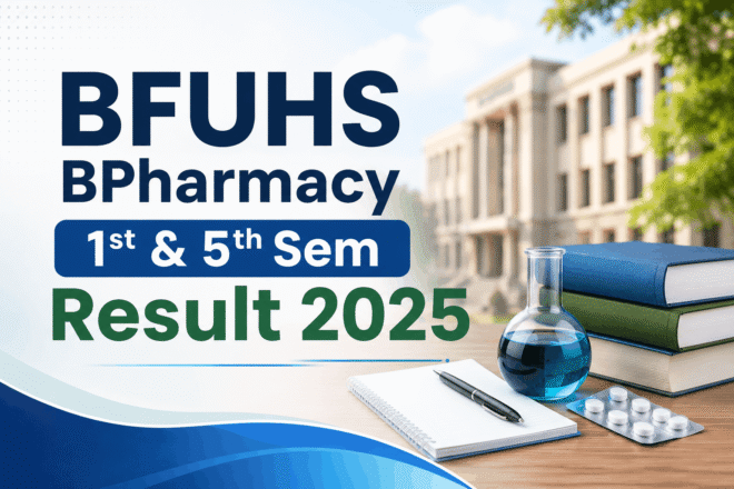 BFUHS BPharmacy Result 2025 check online