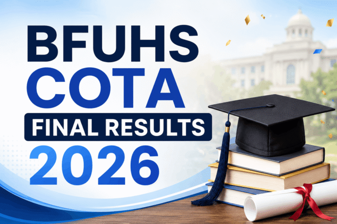 BFUHS COTA final Result 2026