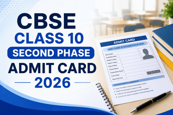 CBSE Class 10 Second Phase Admit Card 2026 download