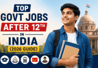 Student preparing for government jobs after 12th in India