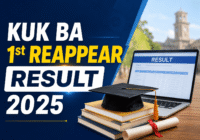 KUK BA 1st Semester Reappear Result 2025 online