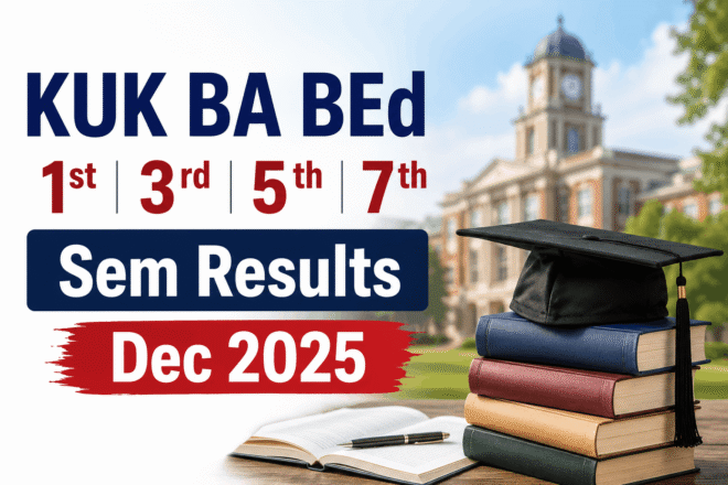 KUK BA BEd Result 2025 PDF download