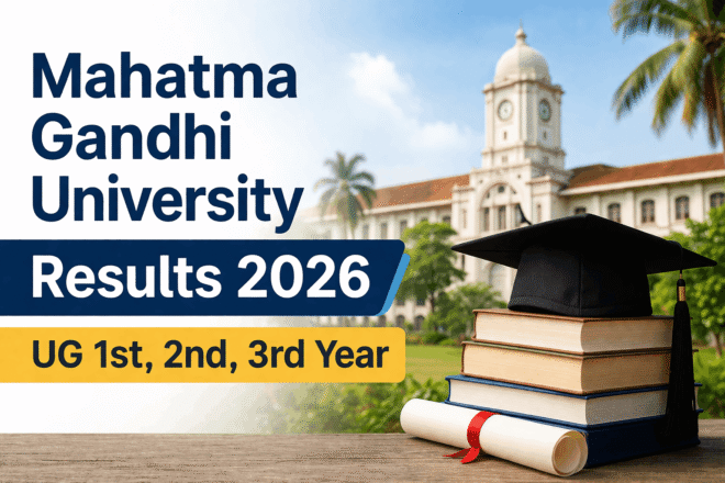 Mahatma Gandhi University UG Results 2026 check online