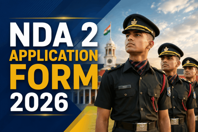Student filling NDA 2 Application Form 2026