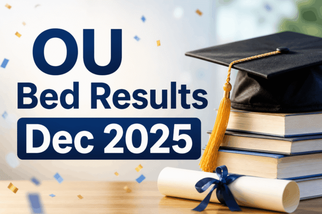 OU BEd Special Education Results Dec 2025 students checking online