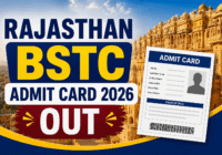Rajasthan BSTC Pre D.El.Ed Admit Card 2026 released