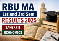 RBU MA 1st and 3rd Sem Results 2025 PDF Link