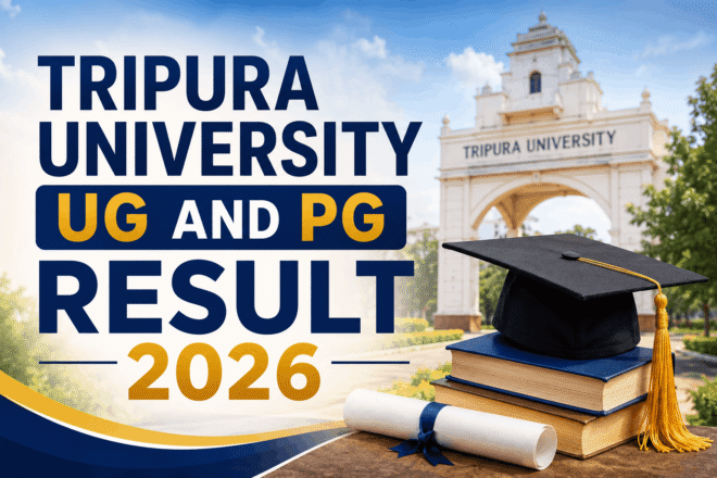 Tripura University UG and PG Result 2026 download